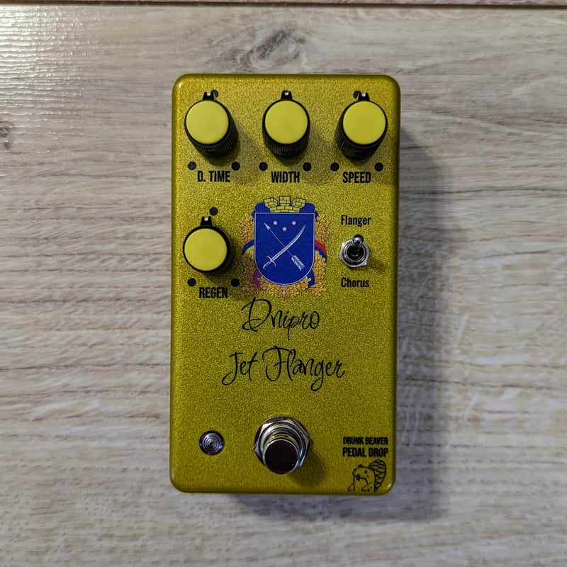 Drunk Beaver Dnipro Jet Flanger / Pedal Drop Series image 1