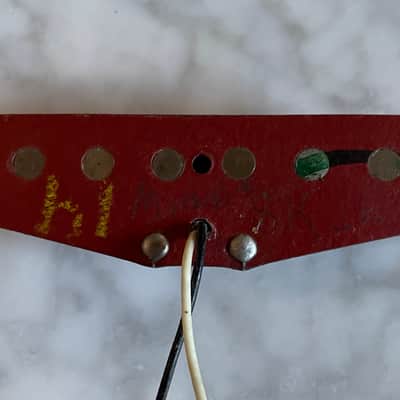 1982 Fender Stratocaster Red Bobbin Pickup 5.69 Ohms Fullerton Rare image 2