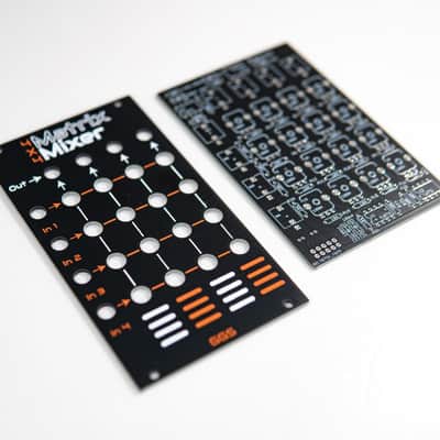 Matrix Mixer / Eurorack / DIY Synth / PCB + Front Panel kit / Modular synth mix image 2