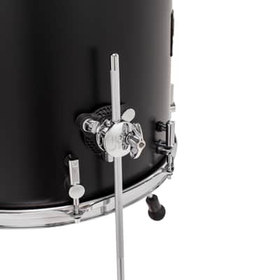 SONOR *Pre-Order* Momentum Birch Series 16x15.25" GT Black Matte Lacquer Floor Tom Drum w/Legs | Worldwide Ship | NEW | Special Order | Authorized Dealer image 3