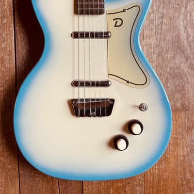 Danelectro 56 U-2 Reissue Aqua Burst '90s made in Korea image 2