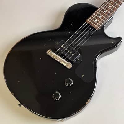 Gibson Murphy Lab 1957 Les Paul Junior Single Cut Ebony Heavy Aged 2023 image 1