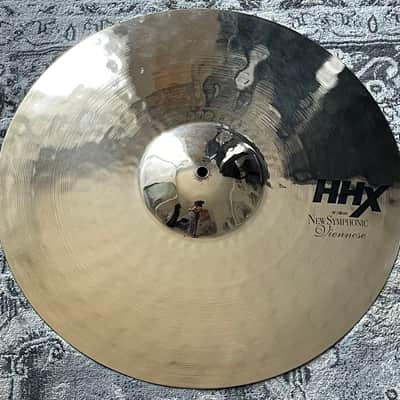 Mint Sabian 19” HHX New Symphonic Viennese Concert Cymbals Brilliant -  Pair w/straps image 3