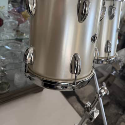 Slingerland Magnum 1979 Silver Mist Power toms 6x10, 8x10 w/Stand XLNT Cond! image 18