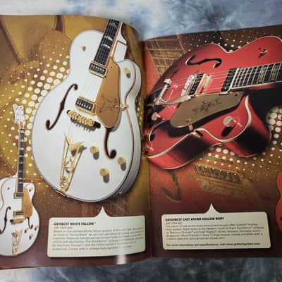 RARE 2008 Gretsch 2008 125th Anniversary Edition Guitar Amp Accessories Product Catalog 64 Pages Case Candy image 3