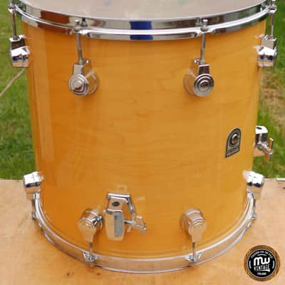 Camco Hoshino Floor Tom 16" x 16" Natural Maple EXC image 8