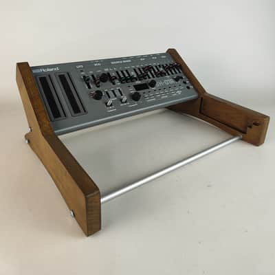 Roland Boutique SH-01R Real Wood two device Stand Side panel Monophonic Synthesizer Wooden Stand image 2