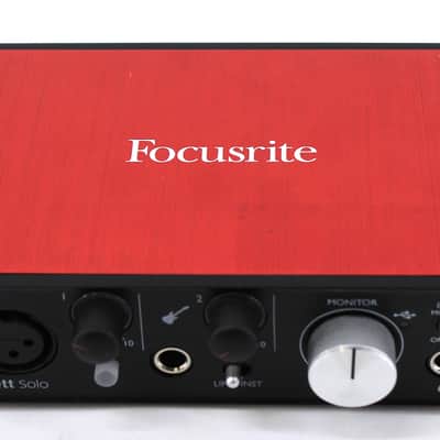 Focusrite Scarlett Solo 2nd Gen USB Audio Interface image 1