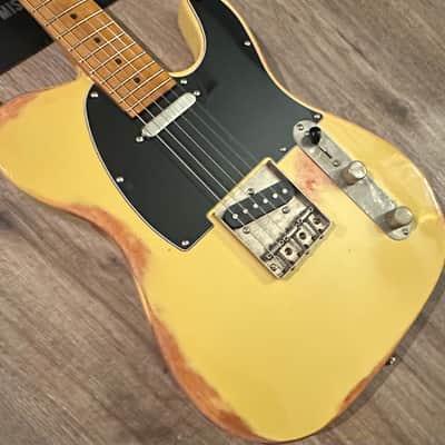 Big River “Moses” T-Style • Aged Butterscotch Nitro • Roasted Maple Neck • A5 Vintage 50’s P/U’s image 5