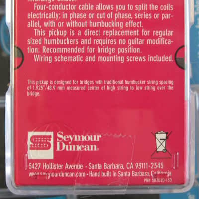 Seymour Duncan SH-5 Duncan Custom Humbucker White image 2