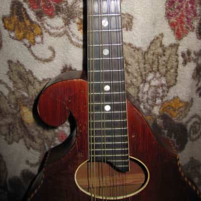 Regal Reverse-Scroll Flatback Mandolin #107 (1914-1935) image 9