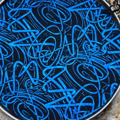 16" single layer Drum Bunny cloth drum cover - dampener - partial mute - compare to Drum Tortillas - Quesadilla - Big Fat Snare image 1
