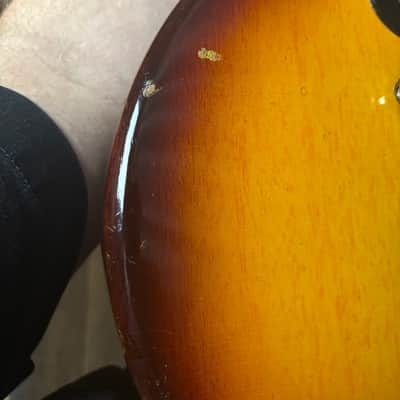 1960 Gibson Melody Maker Singlecut Tobacco Sunburst w/case image 5