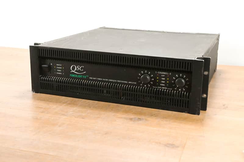 QSC PowerLight 9.0 PFC Power Factor Corrected 2-Channel Power Amplifier CG011SZ image 1
