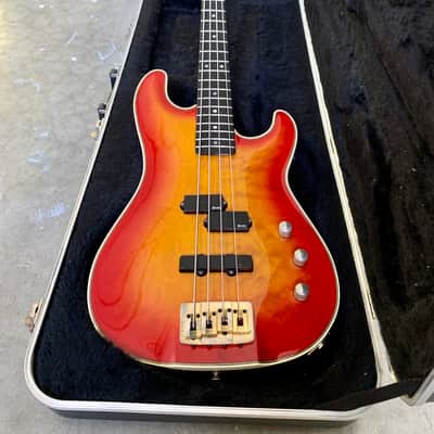 Valley Arts M Series Bass guitar c 1980's 1990 Cherry sunburst