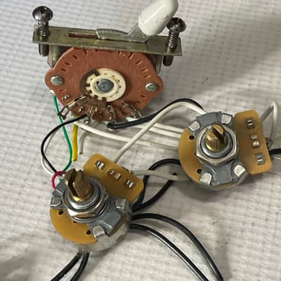 2010's MIM Fender Mexican Standard Stratocaster Guitar Factory Electronics Wiring Harness image 5