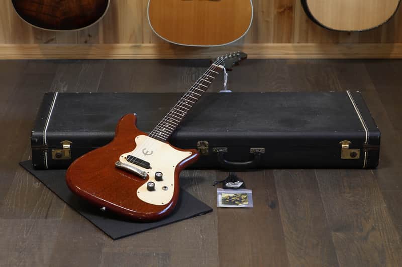 Vintage! 1964 Epiphone Olympic All OG Electric Guitar Cherry Red + HSC image 1