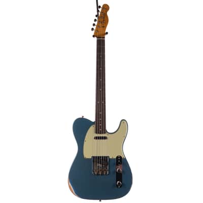 Fender Custom Shop 1963 Telecaster Relic Aged Lake Placid Blue (559) image 8