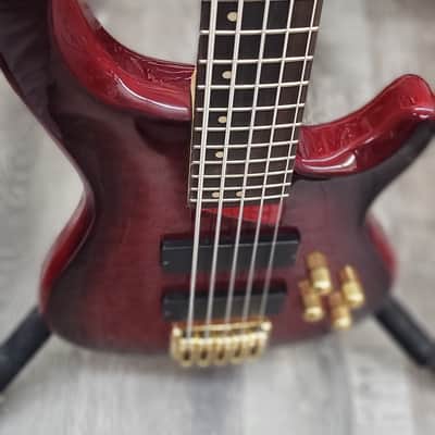AIO Wolf KTB-5 Bass - Red Burst GS-001 image 12