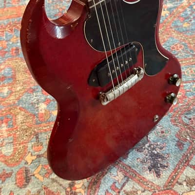Early 1965 Gibson SG Junior - Cherry - Wide Nut image 5