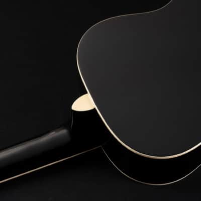 Jay Turser JJ43-PAK-BK Jay Jr. Series 3/4 Size Acoustic Dreadnought Guitar- Black image 5