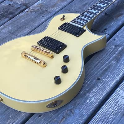 ESP LTD EC-1000T CTM – Vintage Gold Satin (2023) | Hardshell Case Included | FREE SHIPPING image 10