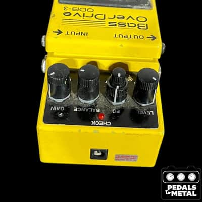 Boss ODB-3 Bass OverDrive (Silver Label) 1994 - Present - Yellow - X17753 image 3