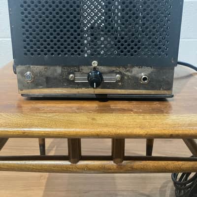 Knight S-55 1950’s - Dual 6L6 Guitar Head - Silver/black image 5