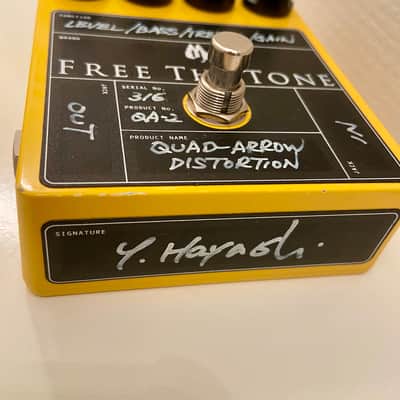 Free The Tone QA-2 Quad Arrow Distortion 2010s - Yellow image 2