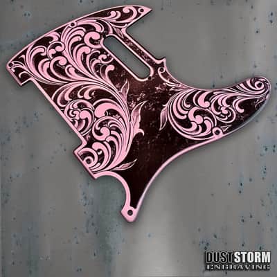 Telecaster 8 Hole Pickguard Acrylic Lavender Mirror Guitar Scratch Plate for Fender American/Mexican Standard Tele Cut for Modern Style Parts image 4