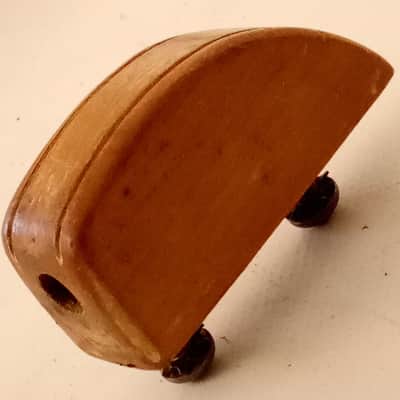 Leedy Dreadnought WWII Restriction Wood Tom Drum Lug 1943-1944 Natural Maple USA image 1