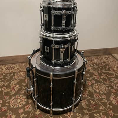 Sonor Designer Series Maple Light Late-90s - Birdseye Maple Black Stain image 5