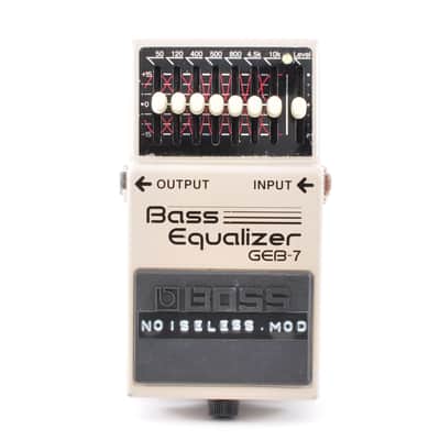 Boss GEB-7 Modified Noiseless Equalizer Made In Taiwan 2008 Effects Pedal Used From Japan #HW92743 image 2
