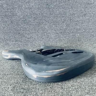 Black Strat Style Solid Basswood Body DIY Project image 4