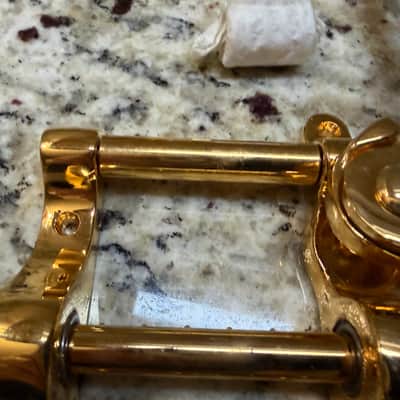 Bigsby B5 Vibrato Tailpiece & Bridge 2000s - Gold image 3
