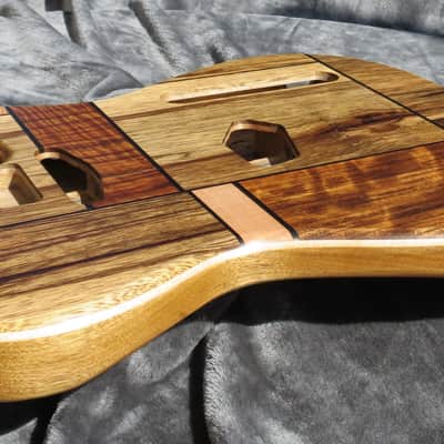 Babik Custom Telecaster Style body, Black Limba, handmade, Art Top image 12