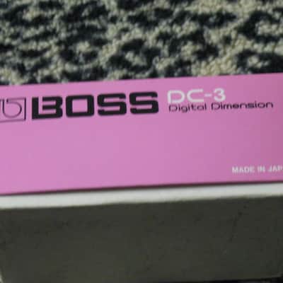 used Boss DC-3 Digital Dimension (digital chorus) 1988 very early model +box/battery/strings (NO pw) image 23