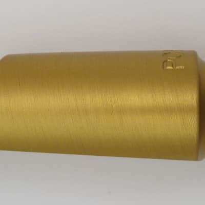 Ponzol Vintage Model Aluminum 105 Tenor Saxophone Mouthpiece (NOS) Gold Aluminum image 7