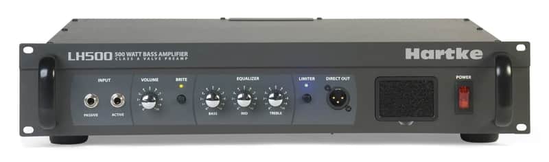 Hartke LH500 500 watt Tube Preamp Bass Amp Head image 1