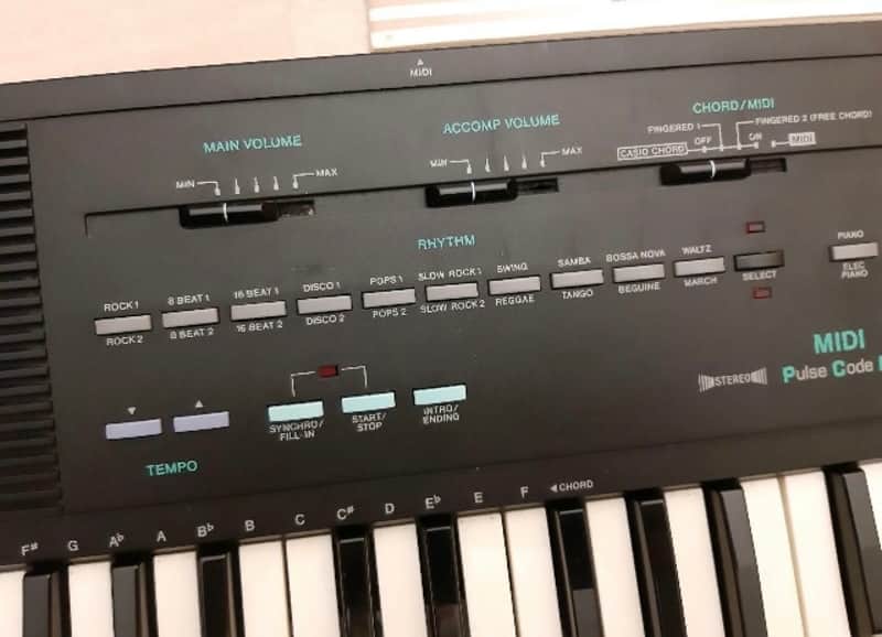 RARE Casio MT-240 Vintage Keyboard with MIDI, multitimbral, | Reverb