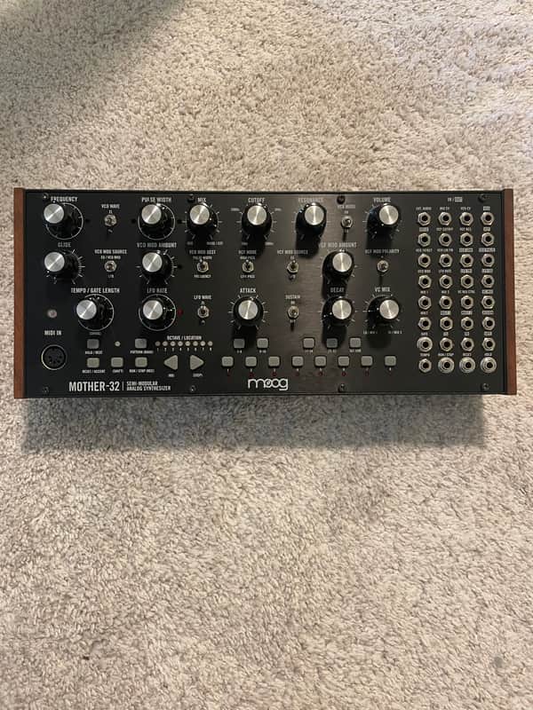 Moog Mother-32 Tabletop / Eurorack Semi-Modular Synthesizer 2015 - Present - Black image 1