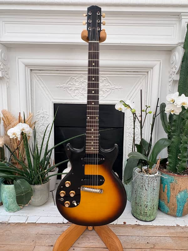 1963 Epiphone Olympic Double Lefty Left Handed Gibson Melody Maker Double Vintage image 1