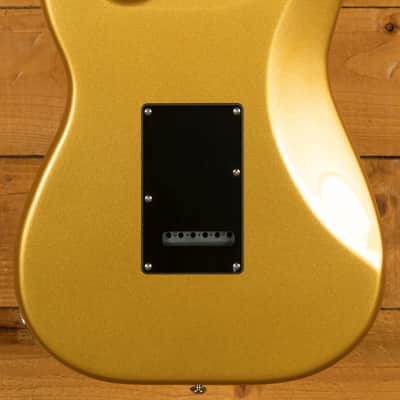 Schecter Nick Johnston Trad 10th Anniversary HSS - Ebony - Atomic Saffron image 4