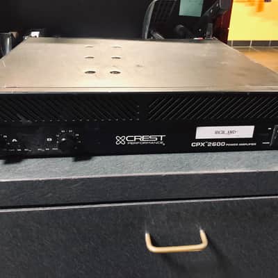 Crest Audio CPX 2600 Stereo Power Amplifier Black | Reverb