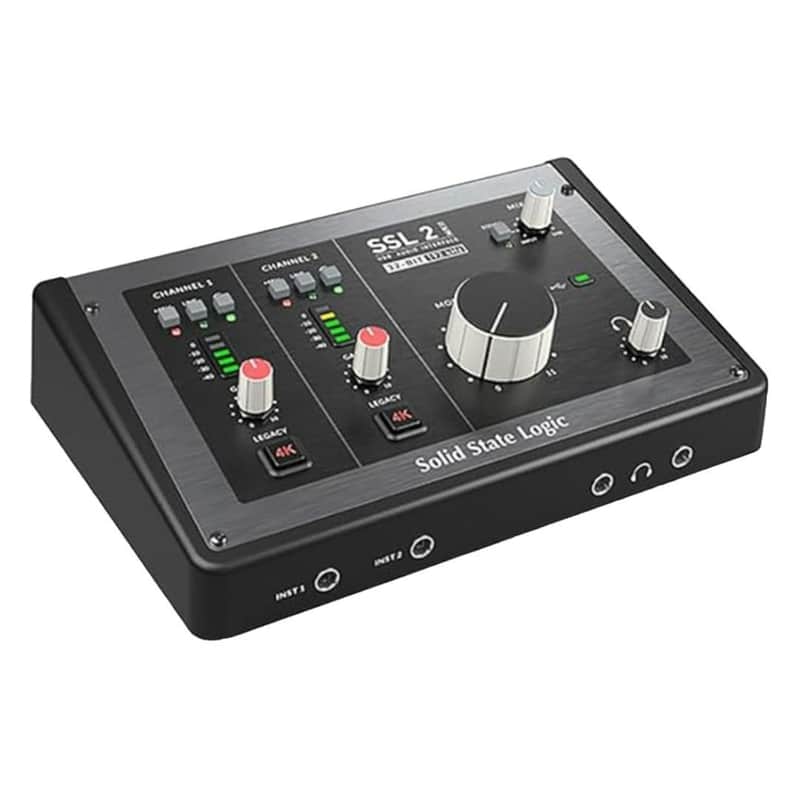Solid State Logic SSL 2 MKII 2 x 2 USB Audio Interface with Dual Pro-Grade Headphone Outputs, Next-Gen Converters, and 4K Analogue Enhancement image 1