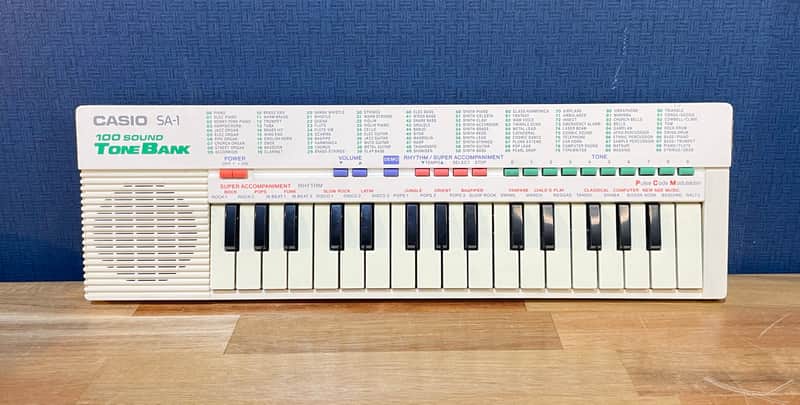 Casio SA-1 ToneBank keyboard 80s Japan | Reverb Australia
