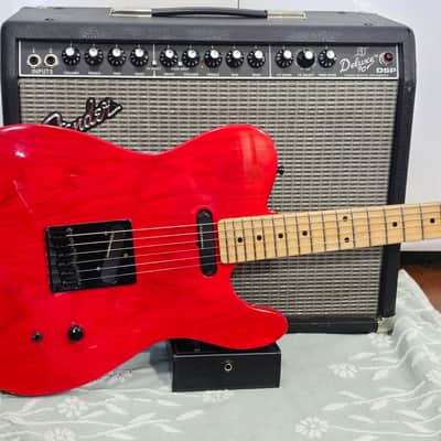Fernandes TE-85T 1990s - Transparent Cherry Red Upgraded! image 3