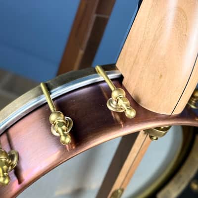 Pisgah A-Scale Cherry Rambler Special 5-String Banjo with 11" Copper Spun-Over Rim image 11