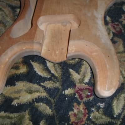 Rare Mosrite Vintage Japan Prototype Body 1960's ? by Kurokumo Mini Bass Body image 3