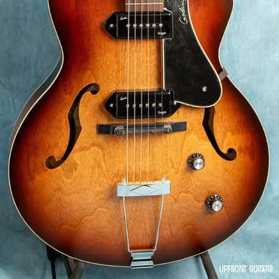 Godin 5th Avenue CW Kingpin II P90 Vintage Burst SF Electric Guitar No Bag/Case image 2